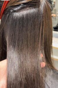 髪のくせには髪質改善ストレート　菅原