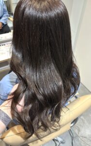 赤味を抑えた透明感カラー💙オオサカ